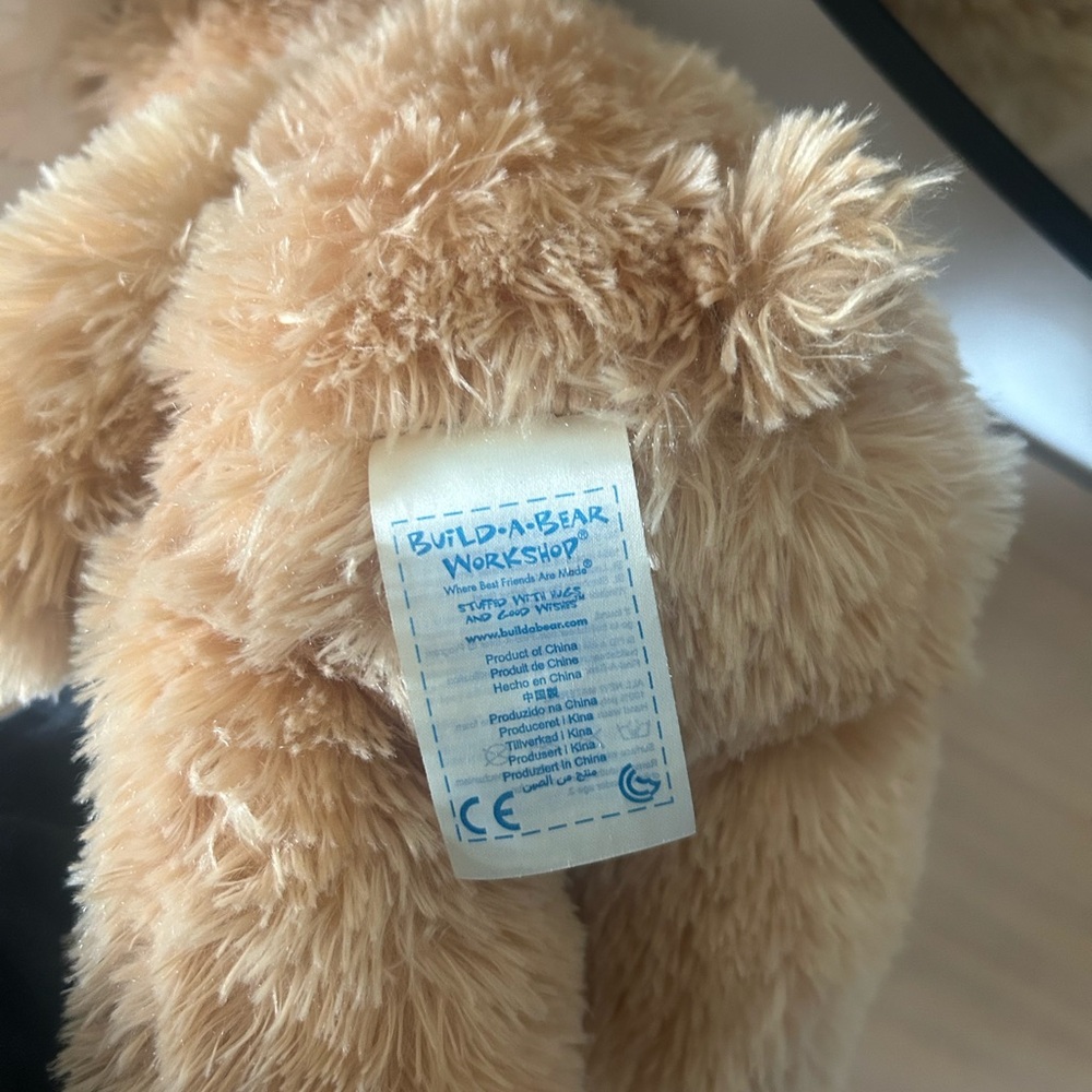 Build-A-Bear Tan Plush Teddy Bear - Picture 2 of 4